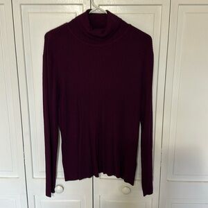 Women’s purple dress turtleneck